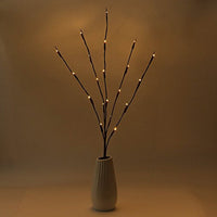 Thumbnail for 10 Sets of LED Light Bunch Stem - Warm White BATTERY fairy lights - 50cm high 20 bulbs/petals