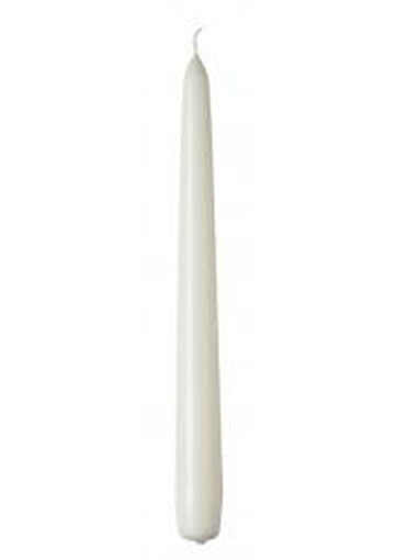 10 pack white wax 20cm taper church house vigil candleabra candle 2CM WIDE