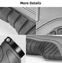 Thumbnail for Bicycle Grips MTB Road Bike Double Lock Rubber Handlebar Grips Anti-Slip Rock Bros RED