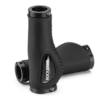 Thumbnail for Deluxe Hand Grips Shock Absorbing Rockbros MTB Mountain Bike Tourer Double Lock BLACK Handlebar Grips Anti-skid 2.22cm