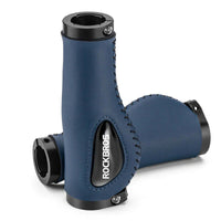 Thumbnail for Deluxe Hand Grips Shock Absorbing Rockbros MTB Mountain Bike Tourer Double Lock BLUE Handlebar Grips Anti-skid 2.22cm