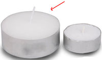 Thumbnail for Wholesale Lot Large Tealight Candles 6cm Wide in silver foil cup  200 in a pack - Party Event Wedding BBQ Dinner Romantic Ambience Decor