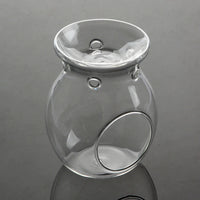 Thumbnail for 5 Pack of Perfume Scented Essential Oil Tealight Candle Burner Glass Lamp for Aromatherapy Spa Room Relax 14cm High
