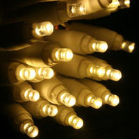 Thumbnail for 1 Set of 20 LED Plain Warm White Bulb Battery Powered String Lights Christmas Gift Home Wedding Party Bedroom Decoration Table Centrepiece