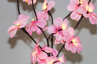 Thumbnail for 1 Set of 50cm H 20 LED Pink Frangipani Tree Branch Stem Fairy Light Wedding Event Party Function Table Vase Centrepiece Decoration Girl Bedroom