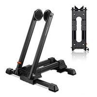Thumbnail for Bike Stand Foldable Portable- Rockbros Aluminum Alloy Light Weight 1.6gk Garage House Shed Bike Wheel Holder Portable