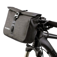 Thumbnail for Bike Roll Bag Handlebar Panniers MTB Road Hyybrid Cruiser Commute Bike Scooter Large  5-6L Capacity Waterproof  Adjustable Straps Rockbros