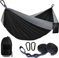 Thumbnail for Black & Grey Camping Hammock