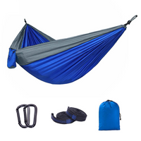 Thumbnail for Blue & Grey Camping Hammock