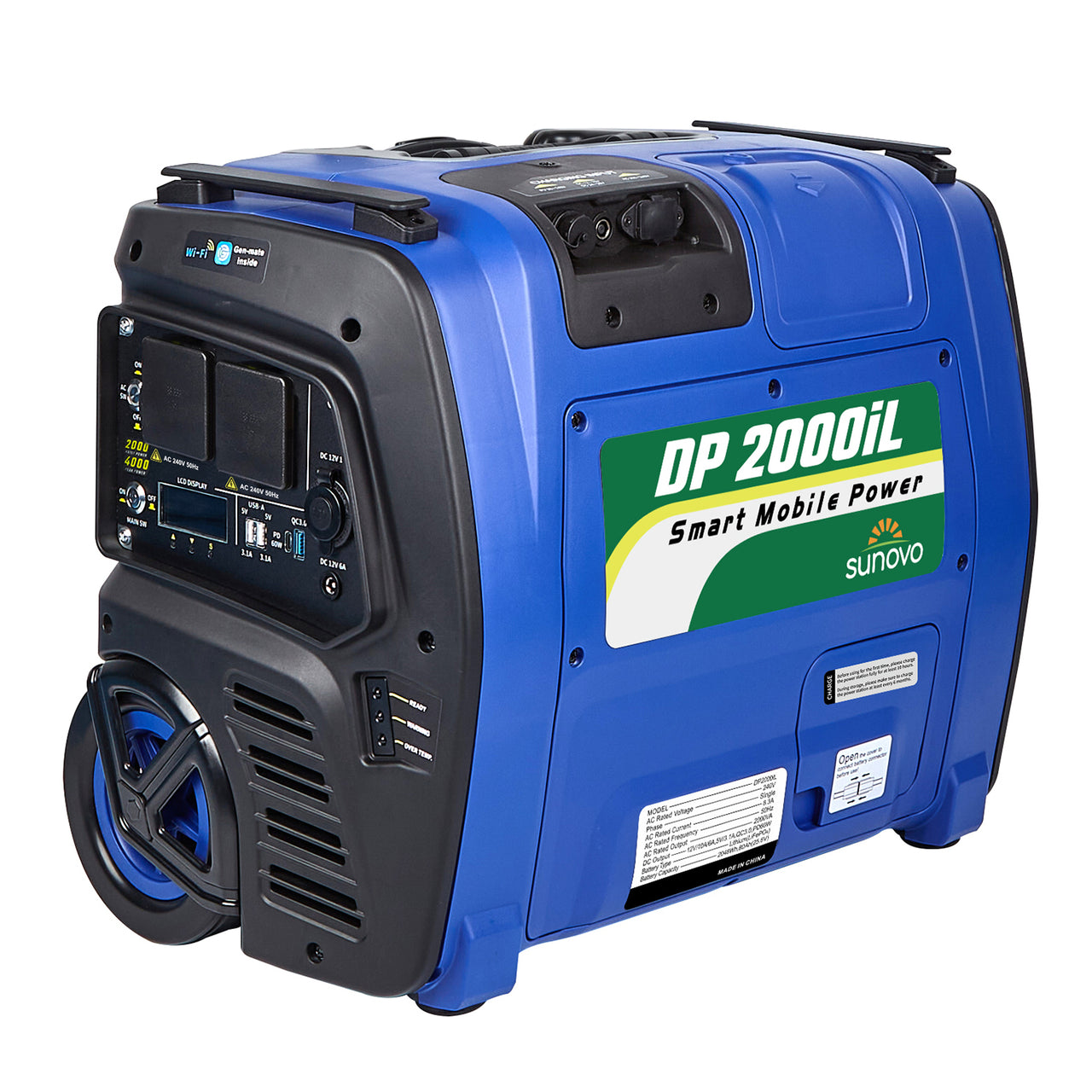Sunovo 2000W Portable Power Station Solar Inverter Generator – Brightshop