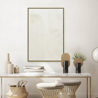 Thumbnail for 60X90cm Ephemeral Echoes of Continuity Dark Wood Framed Hand Painted Canvas Wall Art