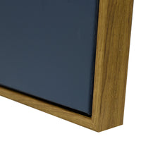 Thumbnail for 120X80cm Modern Mantra: Echoes of AUM Dark Wood Framed Hand Painted Canvas Wall Art