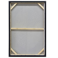 Thumbnail for 60X90cm Golden Dichotomy Gold Framed Hand Painted Canvas Wall Art