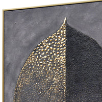 Thumbnail for 60X90cm Golden Dichotomy Gold Framed Hand Painted Canvas Wall Art