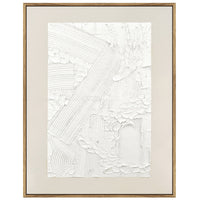 Thumbnail for 70X90cm Plaster Panorama Dark Wood Framed Hand Painted Canvas Wall Art