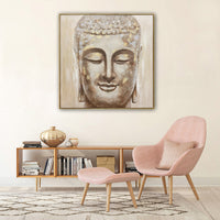 Thumbnail for 100X100cm Mystic Mettle Dark Wood Framed Canvas Wall Art