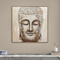 Thumbnail for 100X100cm Mystic Mettle Dark Wood Framed Canvas Wall Art