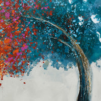 Thumbnail for 140X70cm Chromatic Breeze Dark Wood Framed Hand Painted Canvas Wall Art