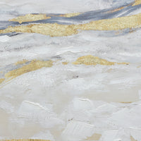 Thumbnail for 90X120cm Golden Horizon Champagne Framed Canvas Wall Art