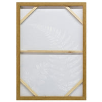 Thumbnail for 70X100cm Lustrous Foliage Dark Wood Framed Canvas Wall Art