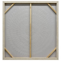 Thumbnail for 100X100cm Lustrous Celestial Harmony Light Wood Framed Hand Painted Canvas Wall Art