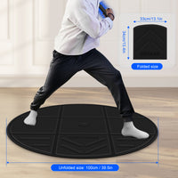 Thumbnail for DEVASO Foldable VR Mat, Round Anti Fatigue Large Mat, Anti-Slip and Comfortable