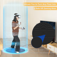 Thumbnail for DEVASO Foldable VR Mat, Round Anti Fatigue Large Mat, Anti-Slip and Comfortable