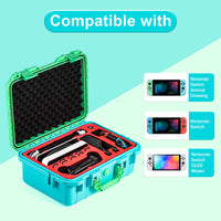 Thumbnail for DEVASO Carrying Case for Nintendo Switch OLED Case, Professional Safe Hard-Green