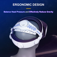 Thumbnail for DEVASO Adjustable Head Strap for Playstation VR2, Reduced Pressure Lightweight