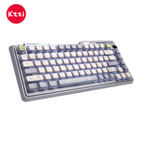 Thumbnail for KZZI K75 PRO RGB 75% Wireless Gasket Mechanical Night Grey Keyboard, Triple Mode, Eternity Tactile Switch