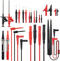 Thumbnail for KAIWEETS 23PCS Multimeter Test Leads Kit with Replaceable Precision Probes Set and Alligator Clips, Test Probes, Test Hook, Flexible Wires Professional Kit General Use for Digital Electrical Testing