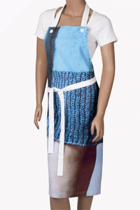 Thumbnail for Blaze Blue Based Cheeky Jumper Unique Apron
