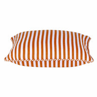 Thumbnail for Dandi Orange & White Striped Nautical Cushion Cover 40x40cm