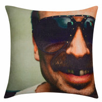 Thumbnail for Blaze Toothless Dude Face with Sunglasses Cushion Cover