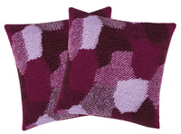 Thumbnail for Pack of 2 Giovanni Fuchsia Purple Cushion Cover Made In Europe