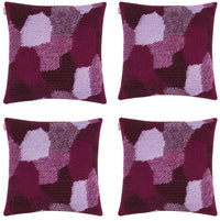 Thumbnail for Pack of 4 Giovanni Fuchsia Purple Cushion Cover Made In Europe