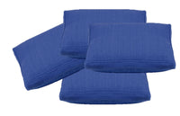 Thumbnail for Pack of 4 Classic Sky Blue Large 56x56cm Box Sided Cushion Cover Chair pad covers