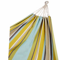 Thumbnail for Corban Aqua Hammock Multicoloured Stripes 220x140cm