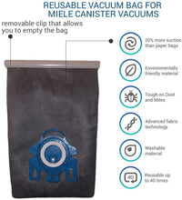 Thumbnail for Reusable Vacuum Cloth Bags for Miele GN & FJM Vacuum Cleaners