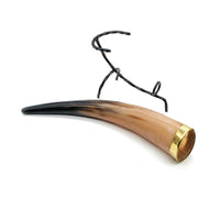 Thumbnail for Viking Drinking Horn with Iron Stand