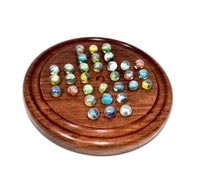 Thumbnail for Wooden Solitaire Game - Marble balls