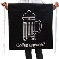 Thumbnail for 100% Cotton Master Chef Half Apron Heavy Duty Coffee Anyone