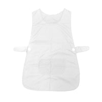 Thumbnail for Ladies Women Side Button Tabard Apron 50x80 cm White