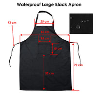 Thumbnail for Waterproof Large Polyester Black Apron