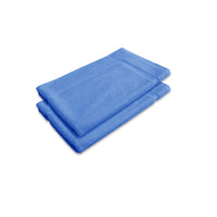 Thumbnail for 800GSM Set of 2 Cotton Bath Mat Blue