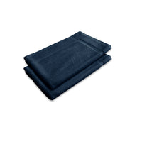 Thumbnail for 800GSM Set of 2 Cotton Bath Mat Navy