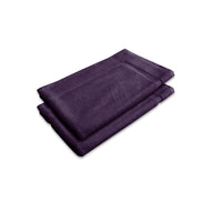 Thumbnail for 800GSM Set of 2 Cotton Bath Mat Plum