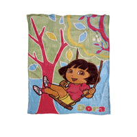 Thumbnail for Dora The Explorer Garden Coral Fleece Blanket 140 x 190cm