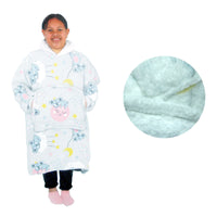 Thumbnail for Girls Comfy Warm Blanket Hoodie with Sherpa Fleece Reverse Koala