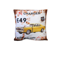Thumbnail for Australian Muscle Car Cushion E49 Charger Yellow